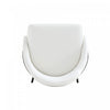 Gracie Modern Metal Upholstered Counter Stool in White and Black - Set of 2 | Tabouret de comptoir moderne en metal et tissu Gracie, blanc et noir - Lot de 2