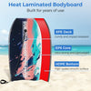 Costway 33" Lightweight Body Board With Eps Core Xpe Deck Hdpe Bottom Crescent Tail Multi-color