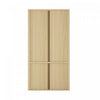 Rivington Modern 40" Bookcase Cabinet in Natural Oak - Set of 2 | Armoire bibliotheque moderne Rivington 102 cm en chene naturel - Lot de 2