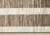 Forte Brown Beige Cream Abstract Geometric Design Area Rug - 7'9" x 10'6"|Carpette Forte brune, beige et crème à motif géométrique abstrait - 7 pi 9 po x 10 pi 6 po