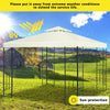 Costway 2 Tier 10'x10' Patio Gazebo Canopy Tent Steel Frame Shelter Awning