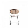 Jardin Industry Chic Cane Back Upholstered Dining Chair in Oatmeal and Natural - Set of 4 | Chaise de salle a manger Jardin Industry Chic avec dossier en cannage et assise rembourree, coloris flocon d’avoine et naturel – Lot de 4