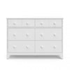 Storkcraft Moss 6 Drawer Dresser - White
