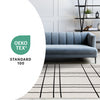 Covington Grey White Checkered Pattern Rug, 6'7" x 9'10" Indoor Area Rug | Tapis Covington a carreaux gris et blanc, 6'7" x 9'10"