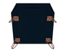 Rockefeller Mid-Century Modern 20" Nightstand in Midnight Blue (2-Drawer) - Set of 2 | Table de nuit Rockefeller Mid-Century Modern 20" en bleu minuit (2 tiroirs) - Lot de 2