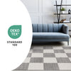 Covington Grey White Checkered Pattern Rug, 5'3" x 7'7" Indoor Area Rug | Tapis Covington a Carreaux Gris et Blanc, 5'3" x 7'7"