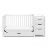 Graco Remi 4-in-1 Convertible Crib and Changer - White
