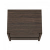Linda Modern 24" Nightstand in Walnut Brown (2-Drawer) - Set of 2 | Table de nuit moderne Linda 24" en noyer brun (2 tiroirs) - Lot de 2