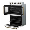 Forno Asti 30-Inch Double Electric Wall Oven in White, 7.36 cu. ft. - FBOEL1340-30WHT | Four mural electrique double Asti 30 pouces, blanc, 7,36 pi³ - FBOEL1340-30WHT