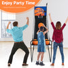 Costway Foldable Single Shot Basketball Arcade Game W/electronic Scorer 3 Basketballs