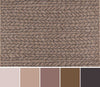 Linden Contemporary 6'7" x 9'6" Area Rug in Brown Indoor Area Rug | Tapis Contemporain Linden 6'7" x 9'6" en brun