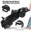 Costway 12v Kids Ride On Car 2.4g Rc Electric Vehicle W/ Lights Mp3 Openable Doors Black