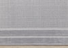 Ellie High-Low Textured Soft Polyester Grey Border Area Rug - 7'10" x 10'6"|Carpette à poil long et court Ellie en polyester doux texturé à bordure grise - 7 pi 10 po x 10 pi 6 po