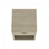 Evelyn Modern 20" Nightstand in Natural (1-Drawer) - Set of 2 | Table de nuit moderne Evelyn 20" en naturel (1 tiroir) - Lot de 2