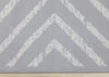 Forte Grey White Modern Striped Area Rug - 7'9" x 10'6"|Carpette Forte grise et blanche à motif de rayures modernes - 7 pi 9 po x 10 pi 6 po