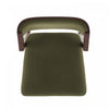 Patricia Modern Wood Upholstered Barstool in Turtle Green - Set of 2 | Tabouret de bar moderne en bois Patricia avec revetement en tissu vert tortue - Lot de 2