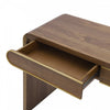 Olivia 47.2" Wooden Sofa Table with Drawers - Gold | Console en bois Olivia 120 cm avec tiroirs - doree