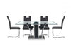Paladin II Dining Chair, Grey Fabric (set Of 2) | Chaise de salle à manger Paladin II en tissu gris (ensemble de 2)