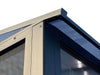 Florence - Wall Mounted Solarium 10x16 Polycarbonate Roof In Black