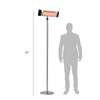 Westinghouse Infrared Electric Pole-Mounted Patio Heater - WES31-1550|Radiateur de terrasse électrique et à infrarouge Westinghouse sur poteau - WES31-1550