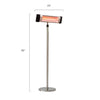 Westinghouse Infrared Electric Pole-Mounted Patio Heater - WES31-1550|Radiateur de terrasse électrique et à infrarouge Westinghouse sur poteau - WES31-1550