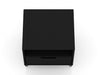 Rockefeller Mid-Century Modern 20" Nightstand in Black (1-Drawer) - Set of 2 | Table de nuit Rockefeller Mid-Century Modern 20" en noir (1 tiroir) - Lot de 2