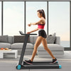 Costway Folding Electric Treadmill Compact Walking Running Machine W/app Control Speaker