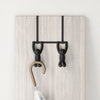 Umbra Buddy Double Over-Door Hooks - Black|Crochets doubles pour porte Buddy de Umbra - noirs