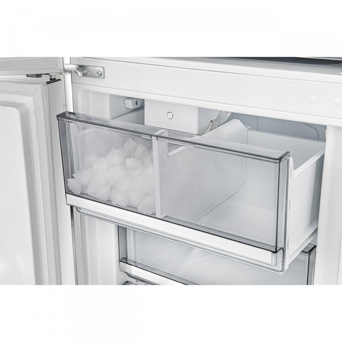 Forno Custodia 48\" Bottom Freezer combo, 20.6 cu.ft., Ice Maker, Total No frost, White - FFFFD1766-48WHT Refrigerator