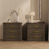 Clifford Traditional Nightstand in Walnut (3-Drawer) | Table de nuit traditionnelle Clifford en noyer (3 tiroirs)