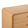 Sophia Modern Nightstand with Storage and Drawer,Natural | Sophia Table de Nuit Moderne avec Rangement et Tiroir, Naturel