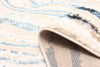 Clara Blue Rug 5'0" x 8'0" | Tapis Contemporain/Moderne Clara 5'0" x 8'0" en Bleu
