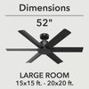 Kennicott Ceiling Fan - Black | Ventilateur de plafond Kennicott - Noir