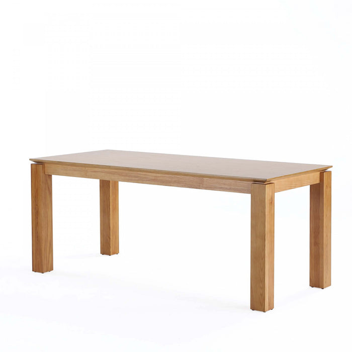 Paragon and Rockaway Modern Industry Chic 9-Piece Dining Set in Oatmeal and Natural Dining Room Set