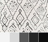 Aurelia Contemporary 5'3" x 7'2" Area Rug in Ivory Indoor Area Rug | Tapis Contemporain Aurelia 5'3" x 7'2" en Ivoire