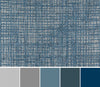 Nayah Contemporary 2'0" x 6'0" Runner Rug in Blue Indoor Area Rug | Tapis Contemporain Nayah 2'0" x 6'0" en Bleu