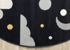 Forte Kids Spaceship Round Area Rug - 5'3" x 5'3"|Carpette ronde Forte à motif de vaisseau spatial pour enfants - 5 pi 3 po x 5 pi 3 po