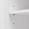 Liam Multi-Functional Storage Cabinet with Doors and Adjustable Shelves,White Accent Cabinet | Liam Armoire de rangement multifonction avec portes et etageres reglables, Blanc