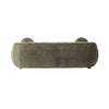 Tribeca Mid-Century Modern 86" Chenille Sofa in Olive Green | Canape Tribeca style mid-century 218 cm en chenille vert olive