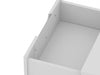 Rockefeller Mid-Century Modern 20" Nightstand in White (2-Drawer) - Set of 2 | Table de nuit Rockefeller Mid-Century Modern 20" en blanc (2 tiroirs) - Lot de 2