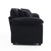 Liam 84.6" Comfortable Cloud Modular Sofa with Corduroy Upholstered,Black  | Liam Canape modulaire confortable Cloud 84,6" avec revetement en velours cotele, Noir
