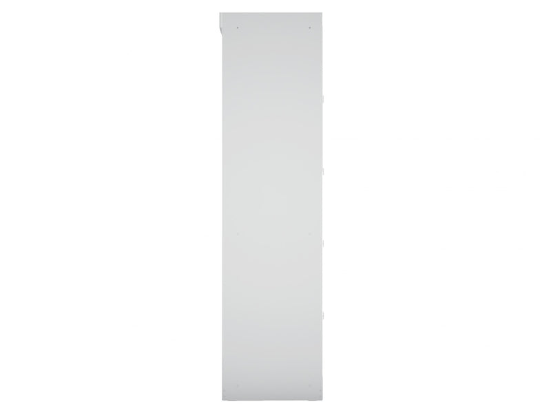 Mulberry Contemporary Modern 36\" Wardrobe Closet in White - Set of 3