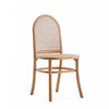Paragon Industry Chic Cane Back Wood Upholstered Dining Chair in Oatmeal - Set of 4 | Chaise de salle a manger Paragon Industry Chic avec dossier en cannage et assise rembourree en bois, coloris flocon d’avoine - Lot de 4