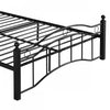 Jackson Metal Bed Frame With Underbed Storage,black King Bed | Jackson Cadre De Lit En Metal Avec Rangement Sous Le Lit, Noir