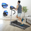 Costway 1100w Folding Electric Treadmill Support Motorized Power Running Machine
