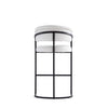Augusta Modern Metal Upholstered Barstool in White | Tabouret de bar moderne Augusta en metal et tissu, coloris blanc
