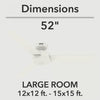 Presto Ceiling Fan - White | Ventilateur de plafond Presto - Blanc