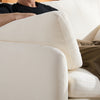 Olivia Oversized Accent Chair with Pillows,White | Fauteuil d’appoint surdimensionne Olivia avec coussins, blanc