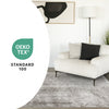 Hudson Grey Cream Distressed Brushstrokes Rug, 5'3" x 7'7" Indoor Area Rug | Tapis Hudson aux coups de pinceau vieillis gris creme, 5'3" x 7'7"