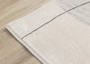 Olivia Grey Black Cream Geometric Rug, 5'3" x 7'10" Indoor Area Rug | Tapis geometrique gris noir creme Olivia, 5'7" x 7'10"